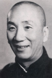 Fotografia in bianco e nero del Great Grandmaster Yip Man